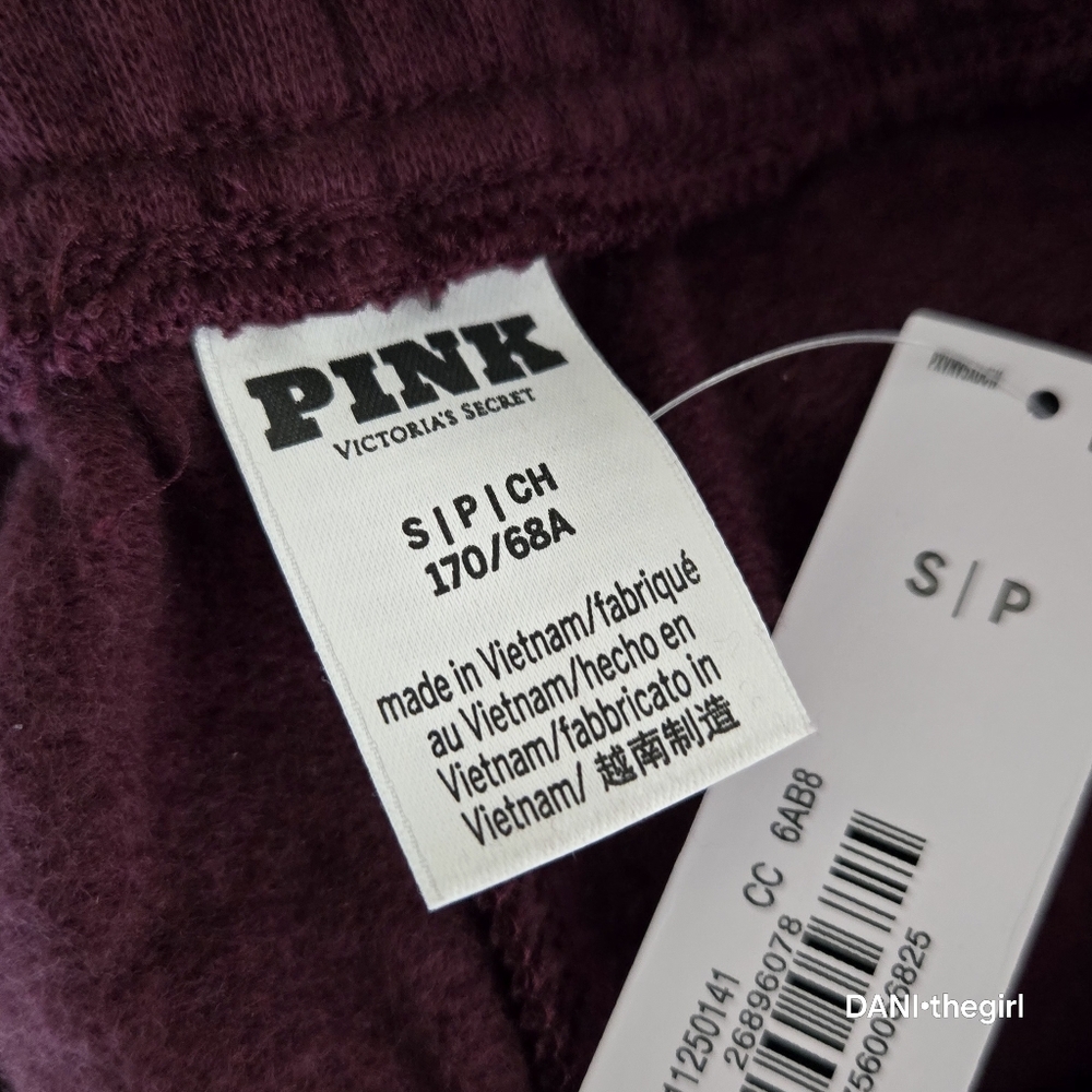 VS PINK | Ivy Fleece Relaxed Sweatpants Size Small NWT - Picture 4 of 10